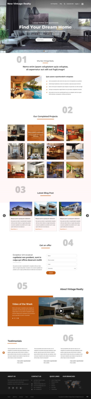 Web Design by pb for New Vintage | Design: #18471313