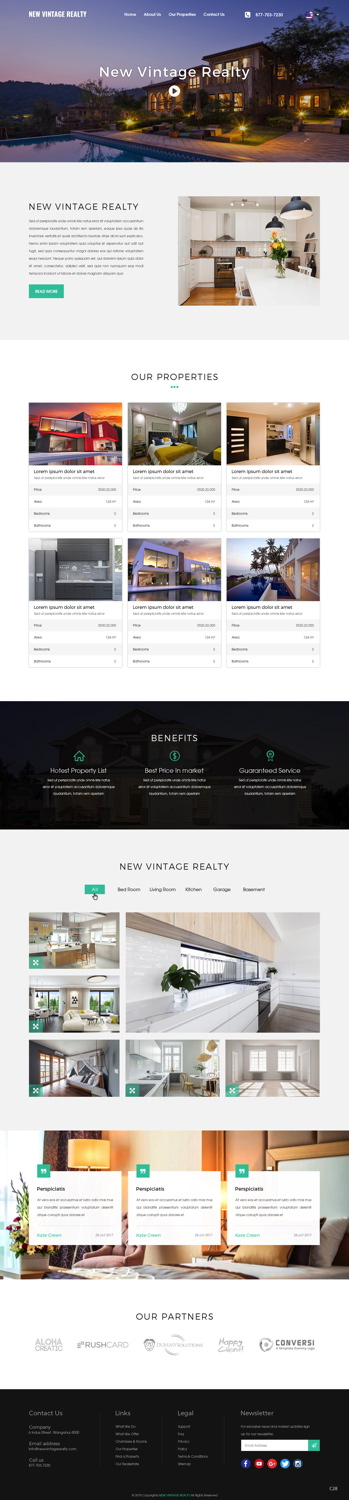 Diseño Web por pb para New Vintage | Diseño #18471330