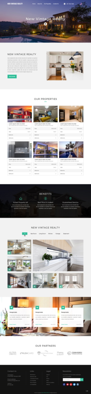 Web Design by pb for New Vintage | Design: #18471330