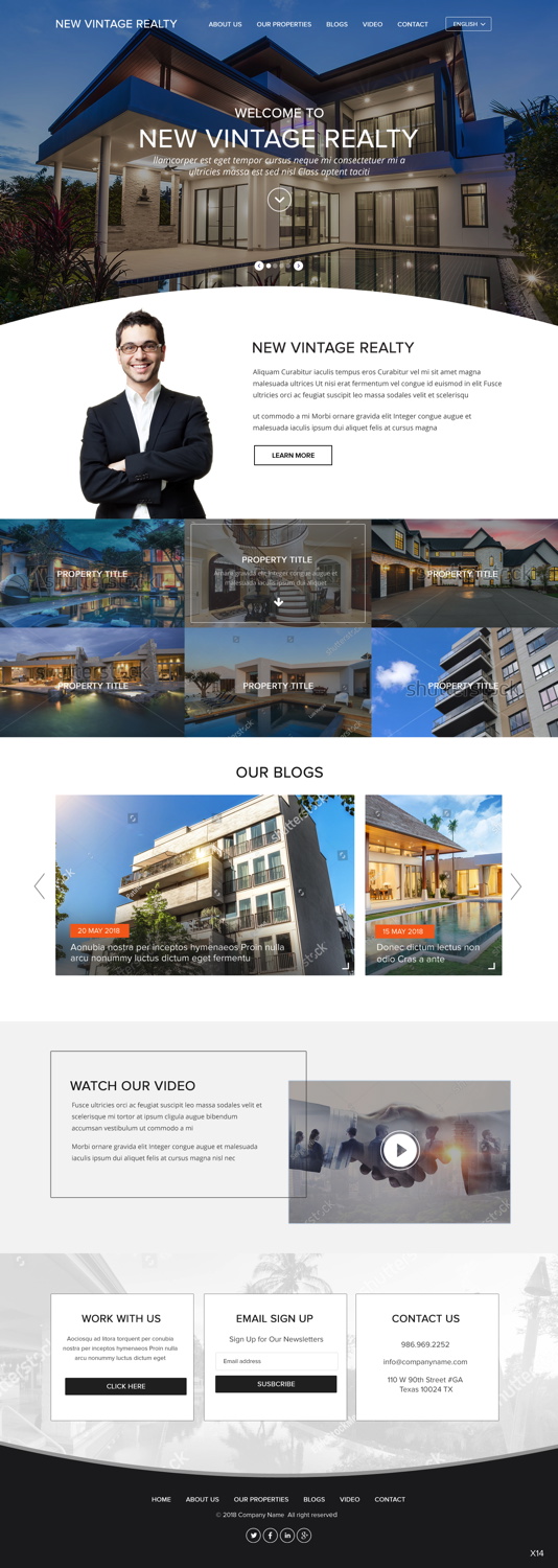 Web Design by pb for New Vintage | Design #18471333