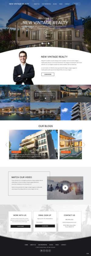 Web Design by pb for New Vintage | Design: #18471333