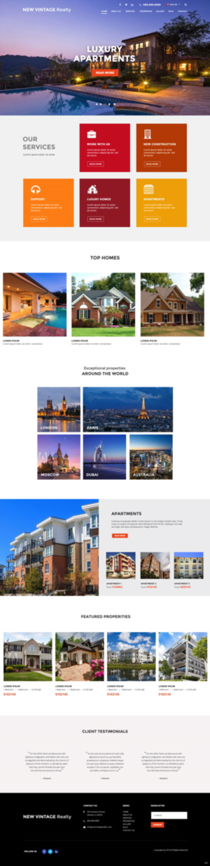 Web Design by pb for New Vintage | Design: #18471335
