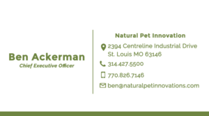 Business Card Design by EkaChristian for Natural Pet Innovations | Design: #18486102