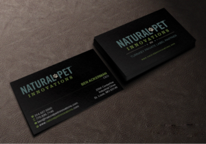 Business Card Design by Creations Box 2015 for Natural Pet Innovations | Design: #18491468
