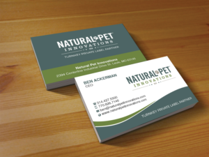 Business Card Design by Creations Box 2015 for Natural Pet Innovations | Design: #18491470