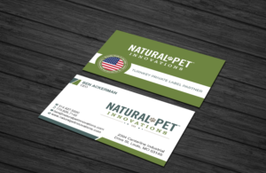Business Card Design by Creations Box 2015 for Natural Pet Innovations | Design: #18491473
