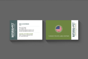 Business Card Design by Creations Box 2015 for Natural Pet Innovations | Design: #18491476