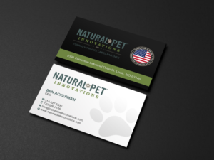 Business Card Design by Creations Box 2015 for Natural Pet Innovations | Design: #18491479