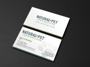 Business Card Design by Creations Box 2015 for Natural Pet Innovations | Design: #18491482