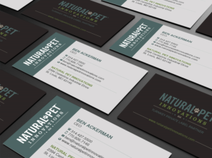 Business Card Design by Creations Box 2015 for Natural Pet Innovations | Design: #18491485