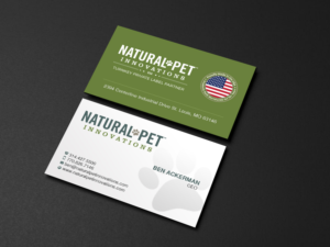 Business Card Design by Creations Box 2015 for Natural Pet Innovations | Design: #18524680