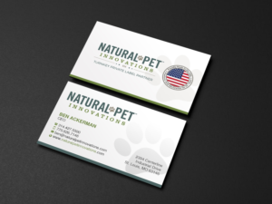 Business Card Design by Creations Box 2015 for Natural Pet Innovations | Design: #18524681
