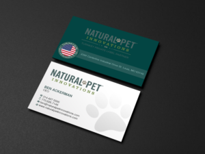 Business Card Design by Creations Box 2015 for Natural Pet Innovations | Design: #18531809