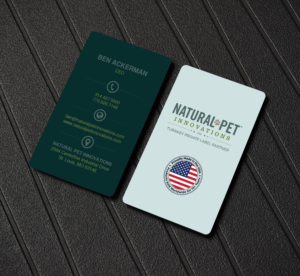 Business Card Design by Creations Box 2015 for Natural Pet Innovations | Design: #18531811