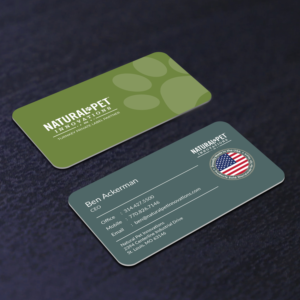 Business Card Design by M6G for Natural Pet Innovations | Design: #18544220