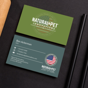 Business Card Design by M6G for Natural Pet Innovations | Design: #18544445