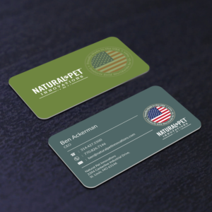 Business Card Design by M6G for Natural Pet Innovations | Design: #18544485