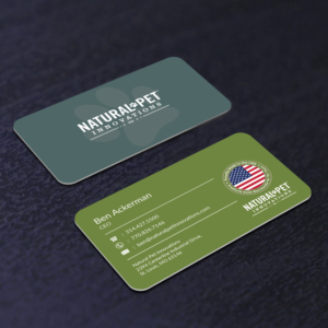 Business Card Design by M6G for Natural Pet Innovations | Design: #18544616