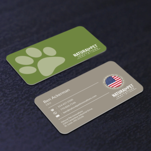 Business Card Design by M6G for Natural Pet Innovations | Design: #18544640