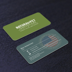 Business Card Design by M6G for Natural Pet Innovations | Design: #18544681