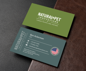 Business Card Design by M6G for Natural Pet Innovations | Design: #18544747