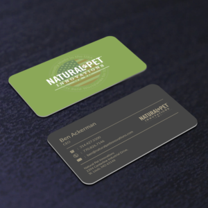Business Card Design by M6G for Natural Pet Innovations | Design: #18544818