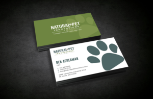 Business Card Design by Tripti Ranjan Gain for Natural Pet Innovations | Design: #18484983