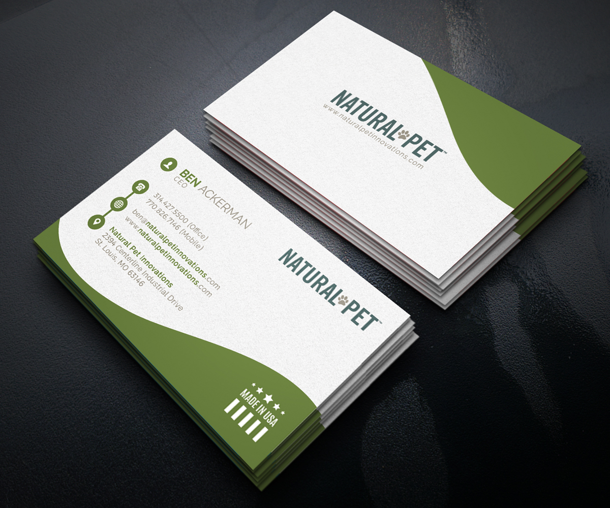 Design de Carte de Visite par Moumita_ pour Natural Pet Innovations | Design #18554924