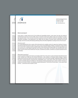 Letterhead Design by Ernest Owusu for this project | Design: #18470283