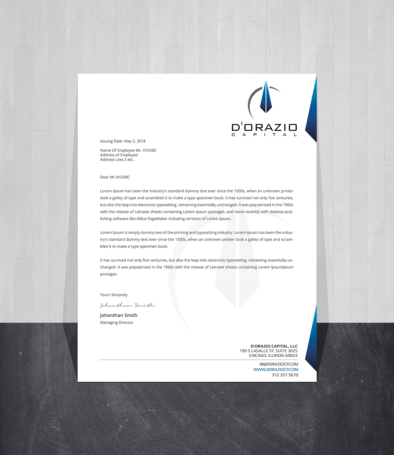 Letterhead Design by Creations Box 2015 for this project | Design #18491463