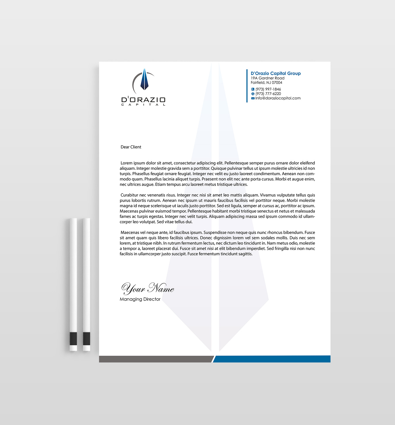 Letterhead Design by Designs 2019 for this project | Design #18468258