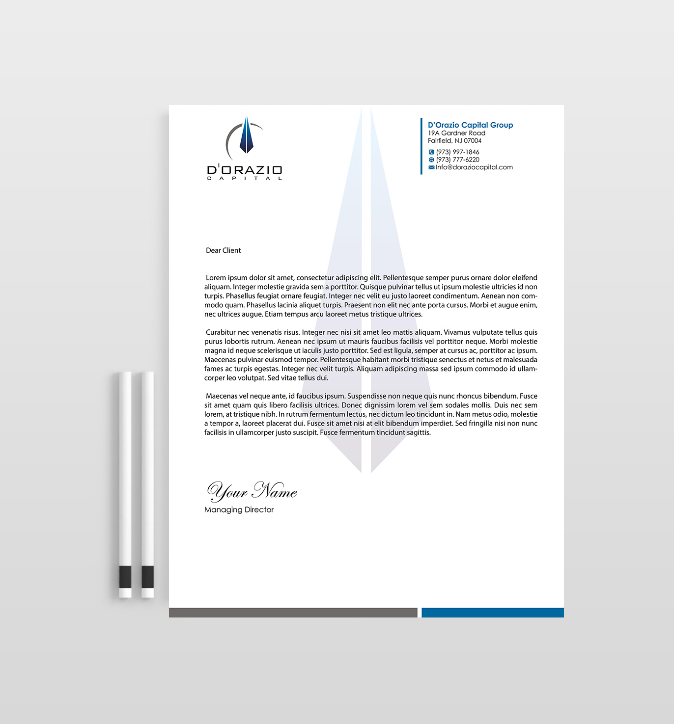 Letterhead Design by Designs 2019 for this project | Design #18468259