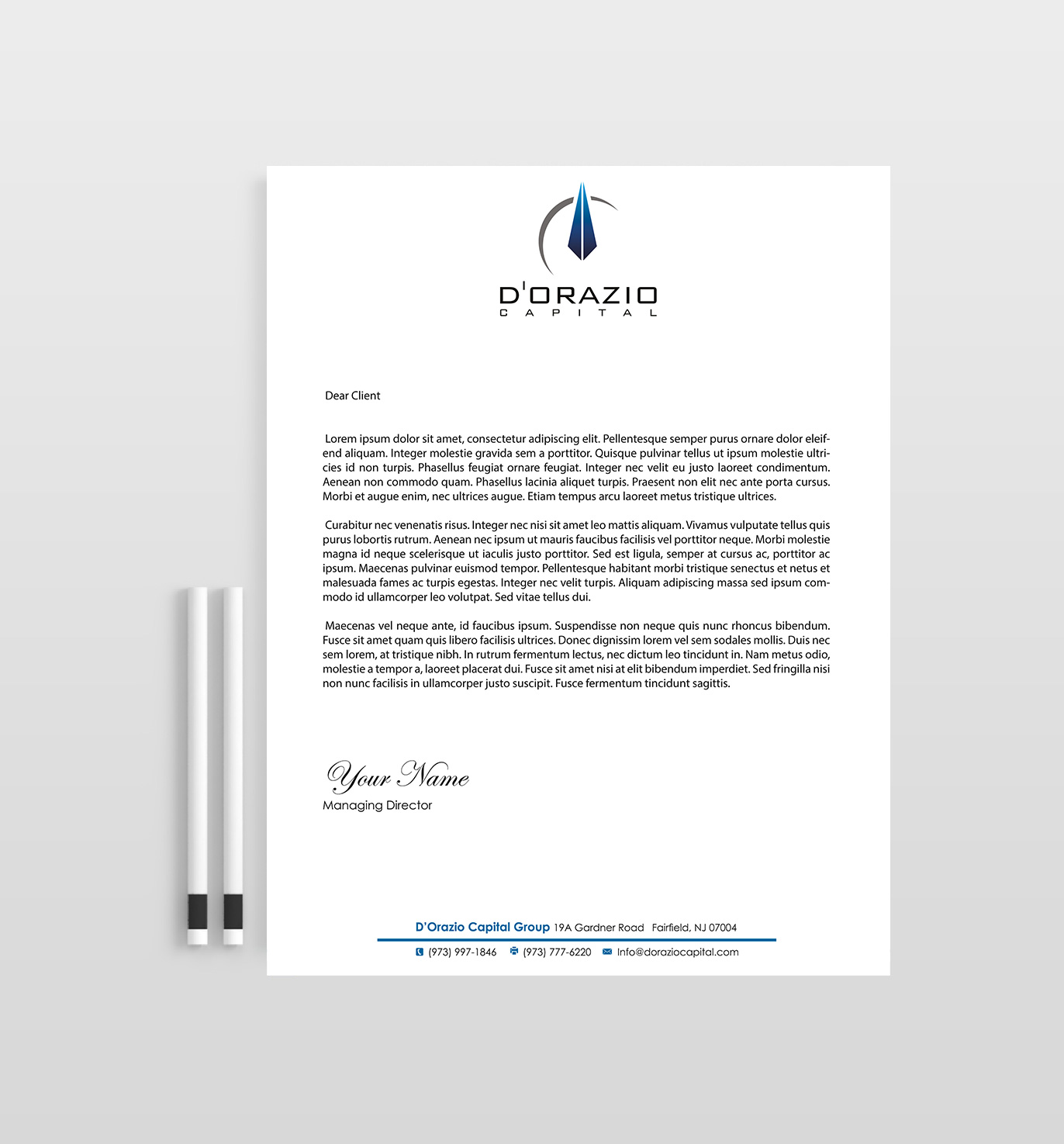 Letterhead Design by Designs 2019 for this project | Design #18468282
