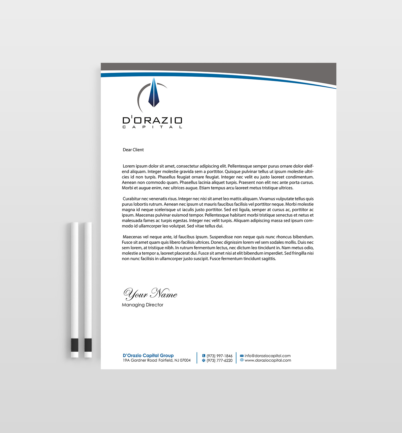 Letterhead Design by Designs 2019 for this project | Design #18468283