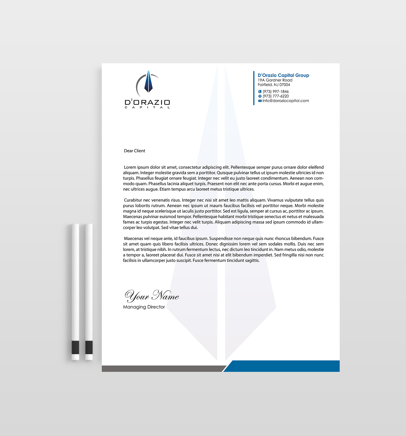Letterhead Design by Designs 2019 for this project | Design #18468284