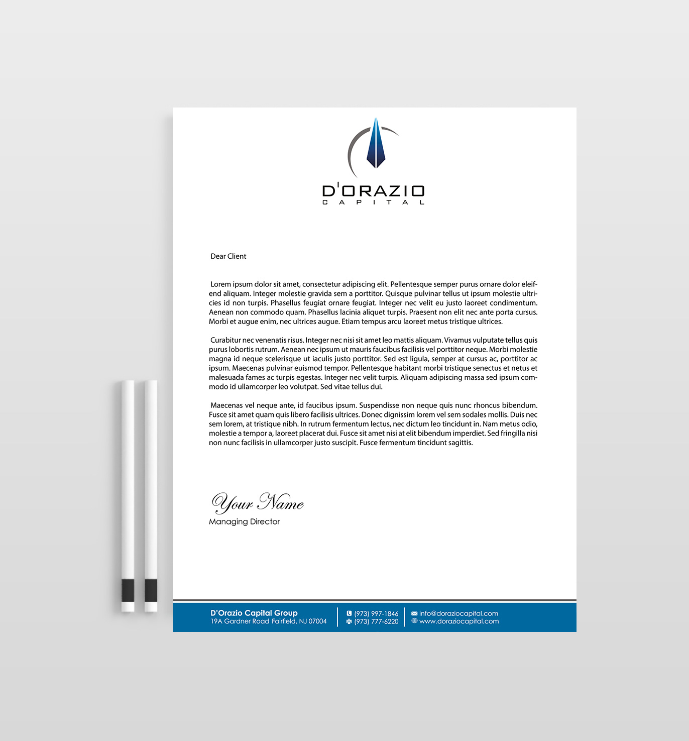 Letterhead Design by Designs 2019 for this project | Design #18468285