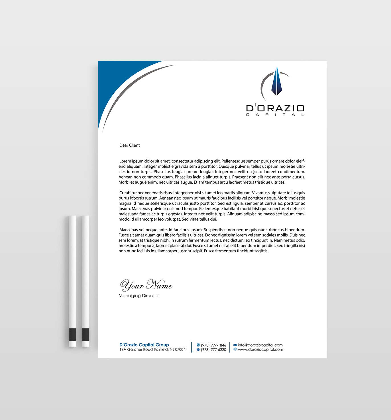 Letterhead Design by Designs 2019 for this project | Design #18468286