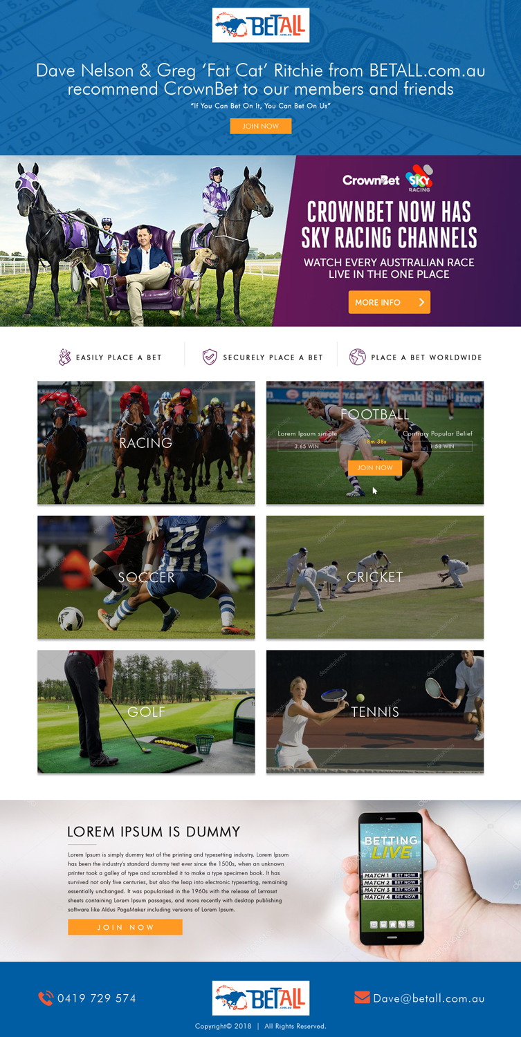 Web Design by Sujit Banerjee for this project | Design #18603473