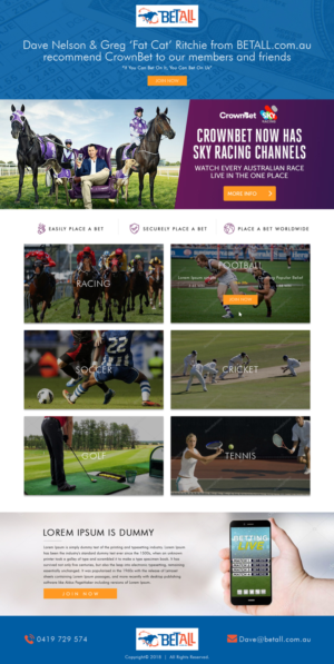 Web Design by Sujit Banerjee for this project | Design: #18603473