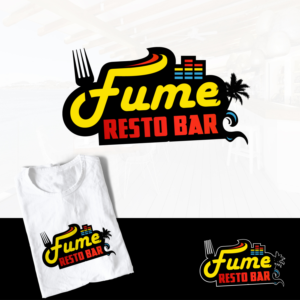 Fume RestoBar | Logo Design by TRHZ
