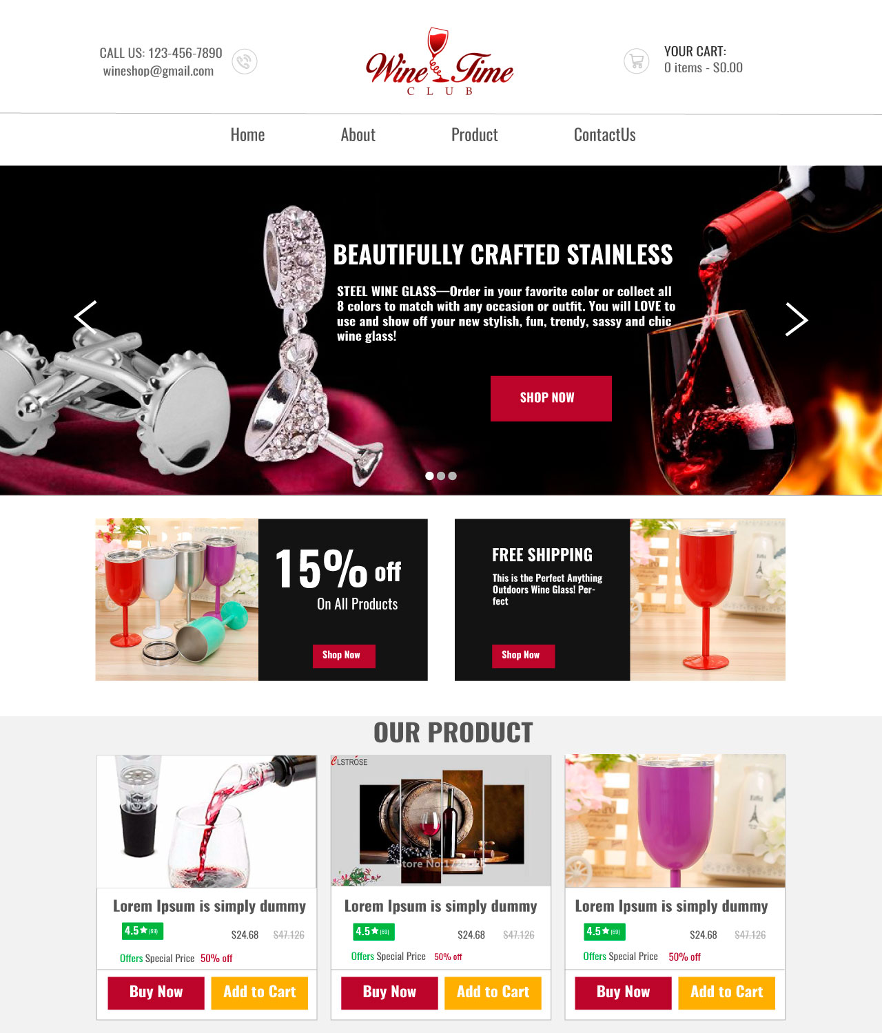 Landing Page Design by Vipin Singh 3 for this project | Design #18508767