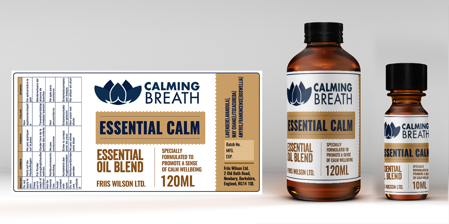 Label Design by SAI DESIGNS for Friis Wilson Ltd | Design #18482712