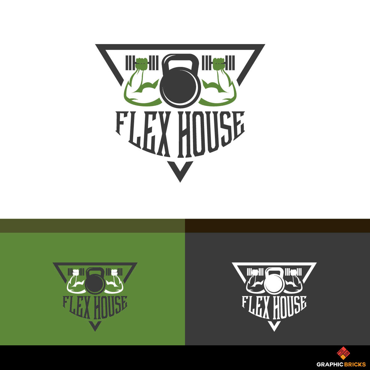Logo Design by Graphic Bricks for Flex House | Design #18486788