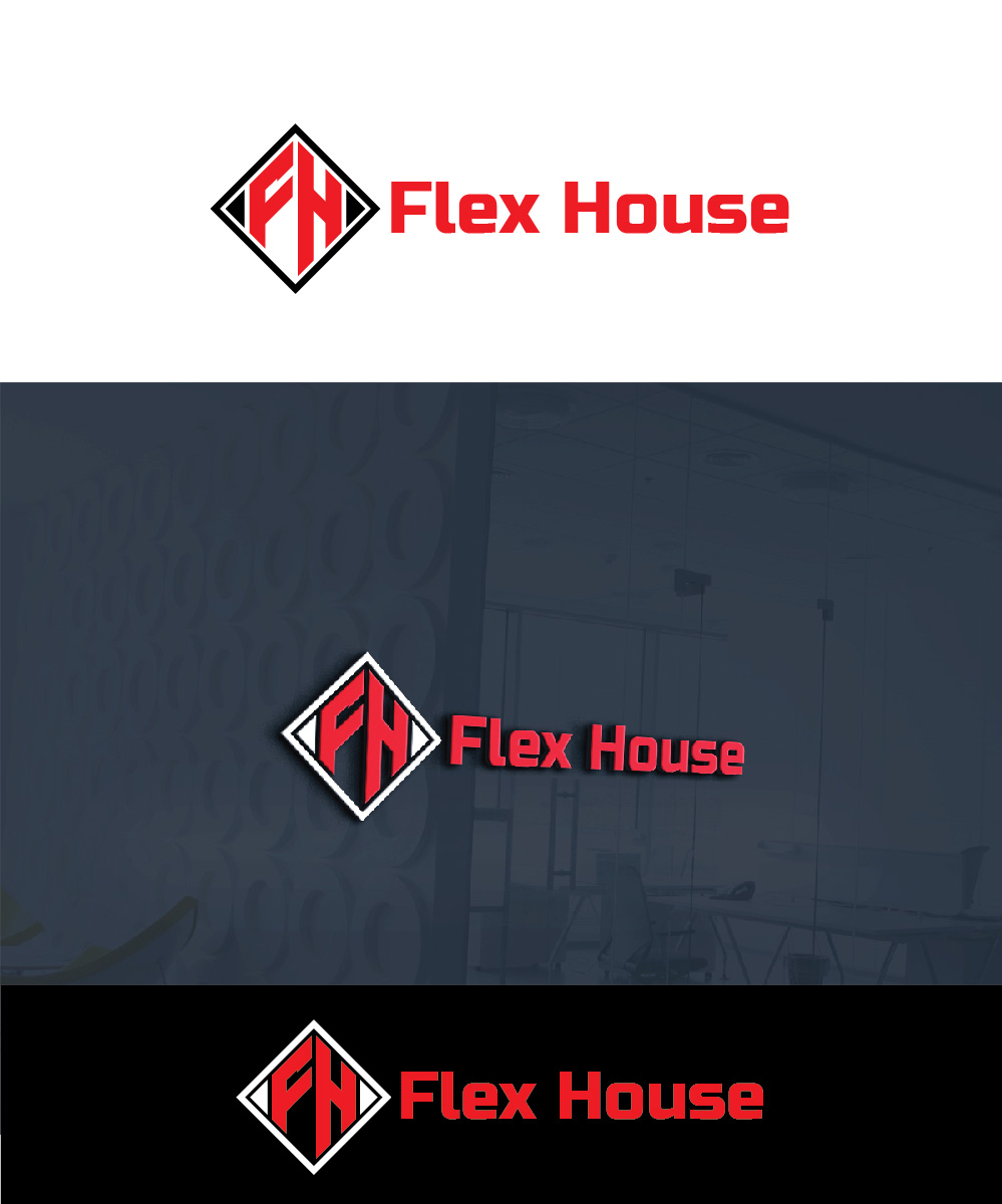 Logo Design by Isnah Logo for Flex House | Design #18473568