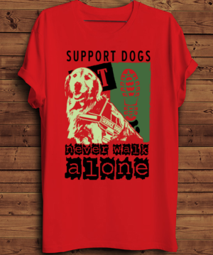 T-Shirt-Design von creative gravity für Got Your Six Support Dogs | Design: #18544944