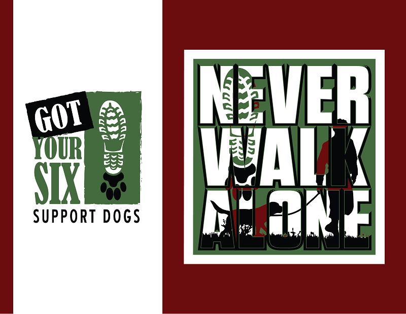 T-shirt Design by cjaraque for Got Your Six Support Dogs | Design #18559799