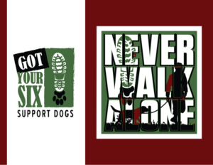 T-shirt Design by cjaraque for Got Your Six Support Dogs | Design #18559799