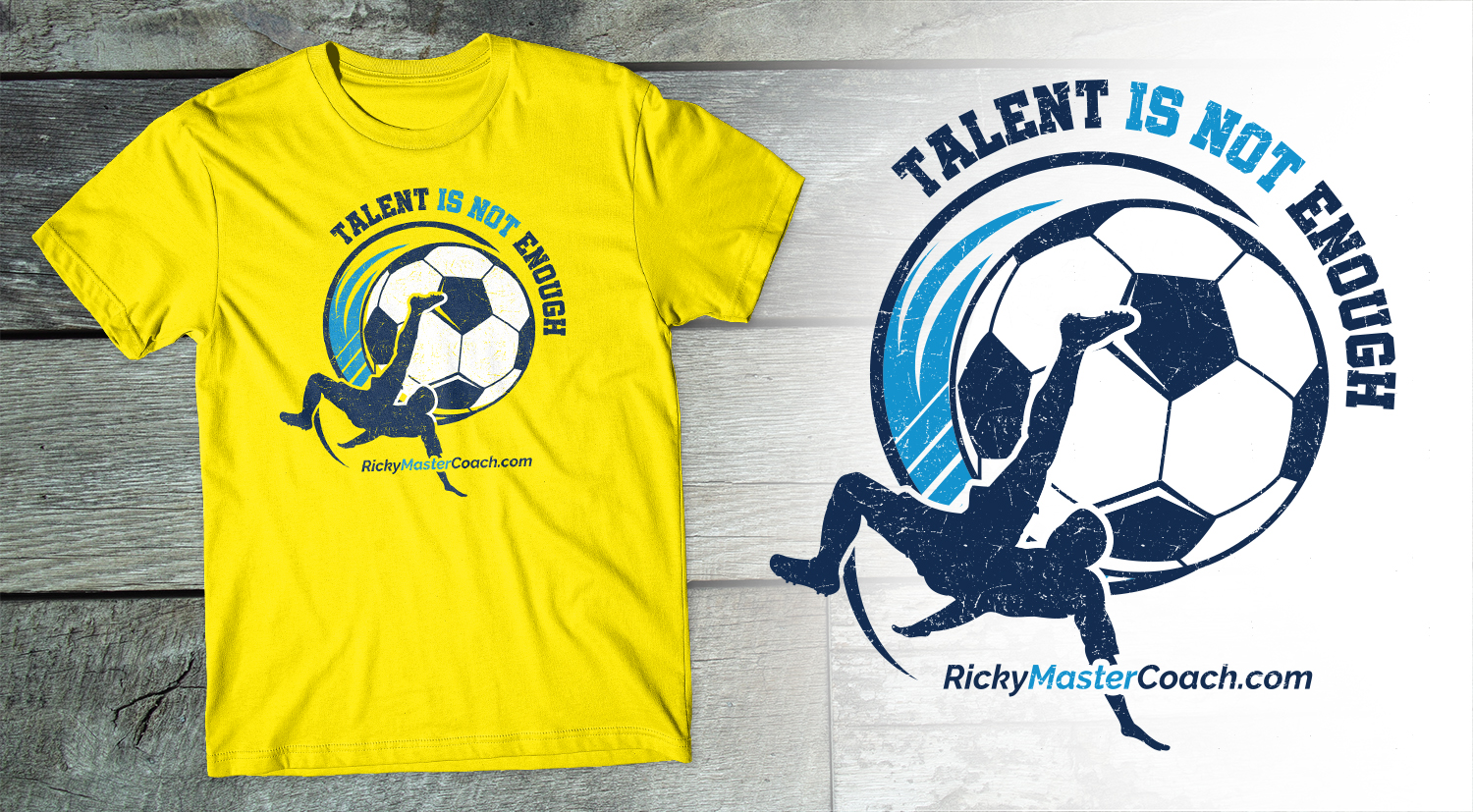 T-shirt Design by db1404 for RickyMasterCoach.com | Design #19214247
