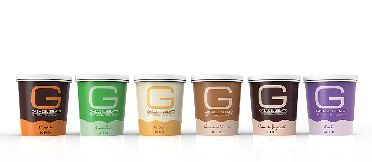 Packaging Design by Imee for Casa Del Gelato | Design #2847745