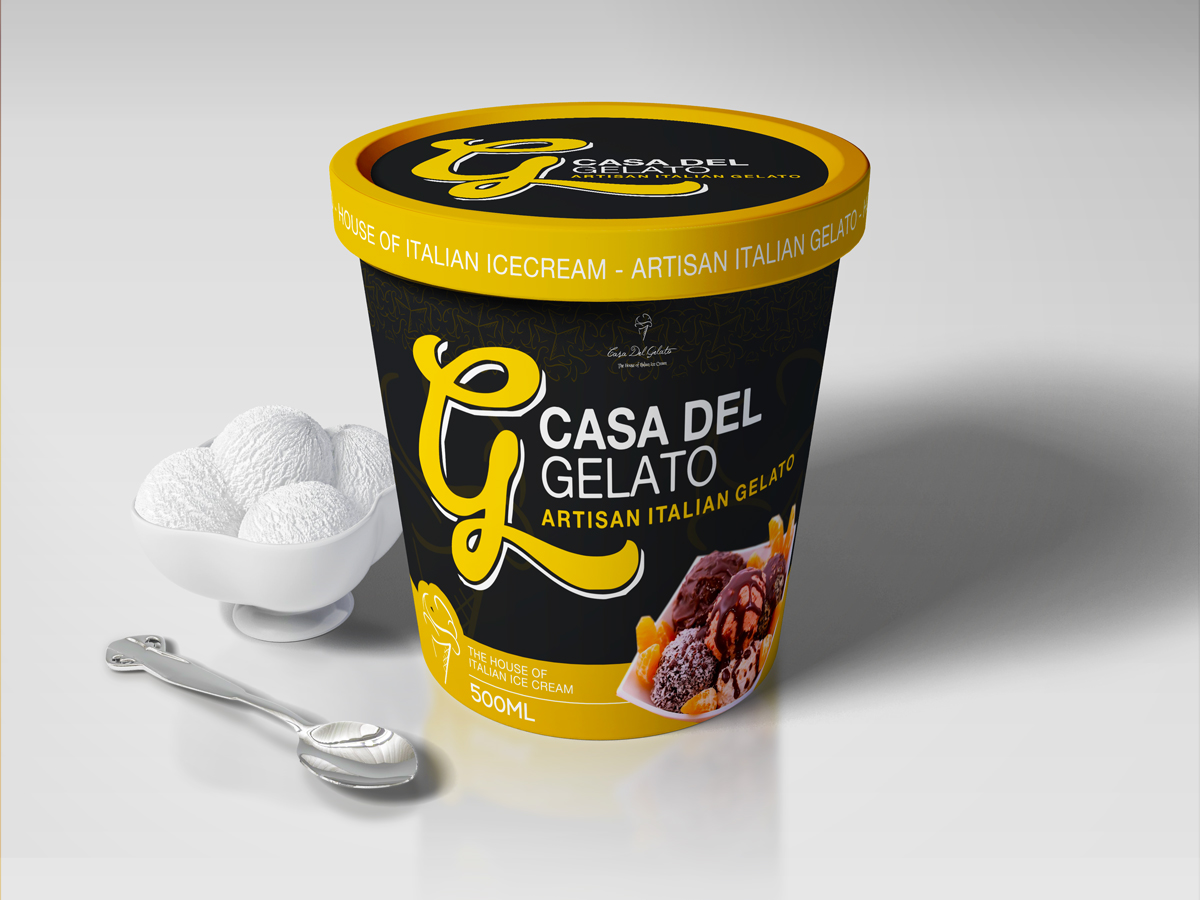 Design Emballage par The Creativehaus pour Casa Del Gelato | Design #2879889